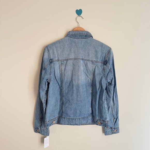 StS Blue Ella Boyfriend Distressed Women’s Denim Jacket Long Sleeve Size Adult - Picture 3 of 11